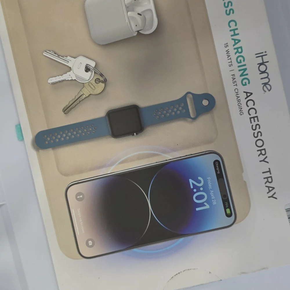 iHome Wireless Charger with Blue LED